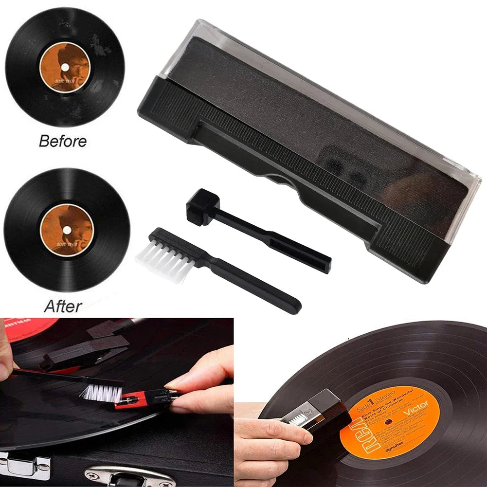 3 Pcs Record Cleaning Kit