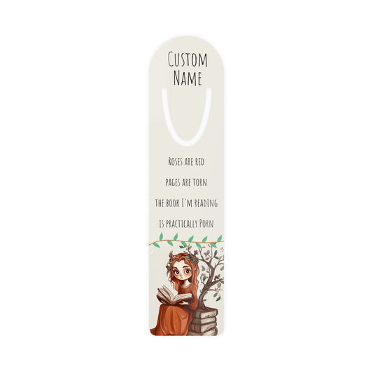 Personalized Smut Poetry Bookmark | Custom Printed Name