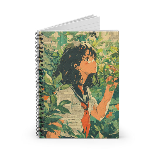 Nature-Inspired Spiral Notebook, Dreamy Journaling Gift for Students & Creatives, Eco-Friendly School Supplies