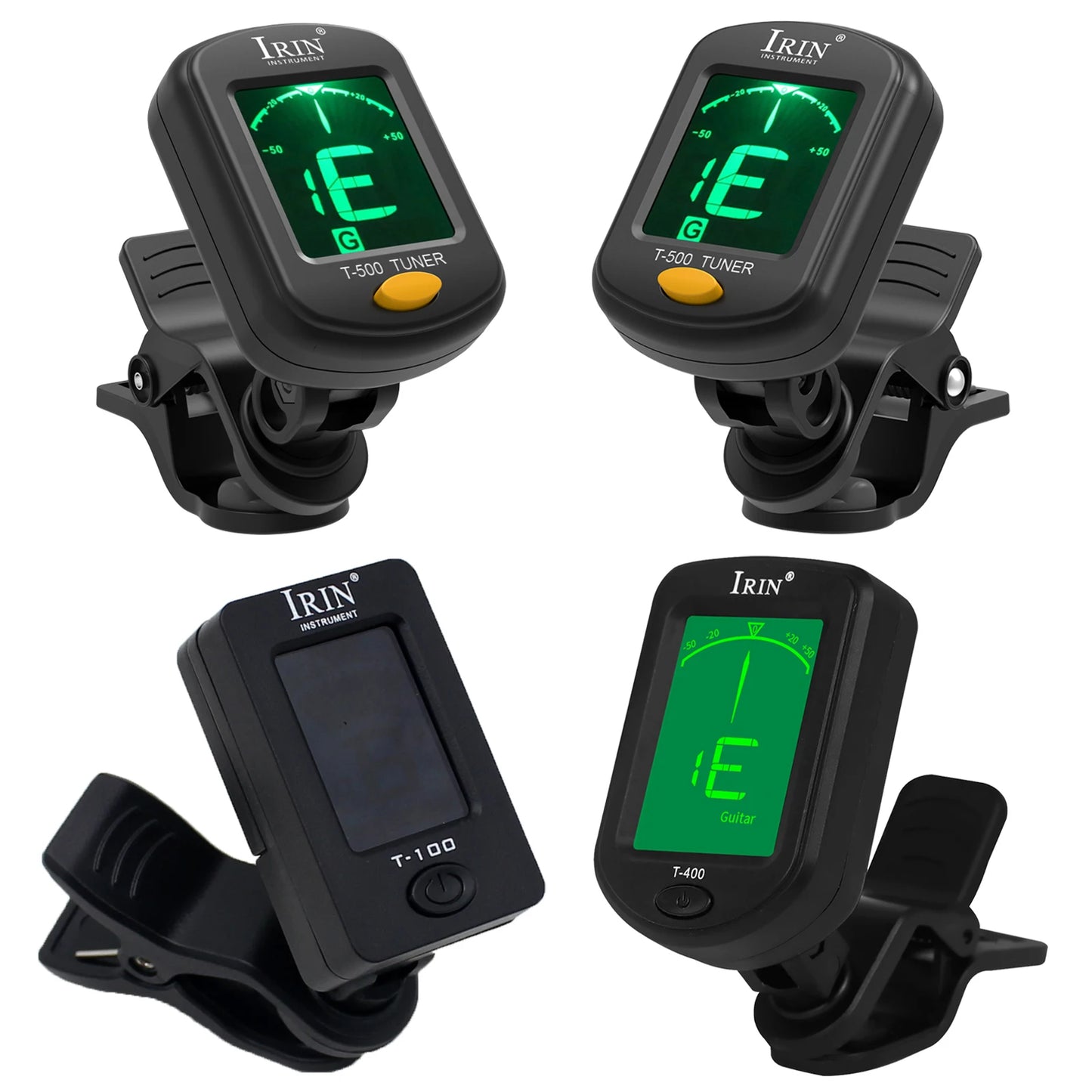 IRIN Guitar Tuner T-400/T-500 Digital Clip-On Tuner