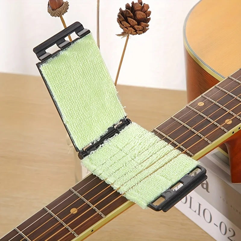 Miwayer Guitar String Cleaner Clean Fretboard Cloth Tool
