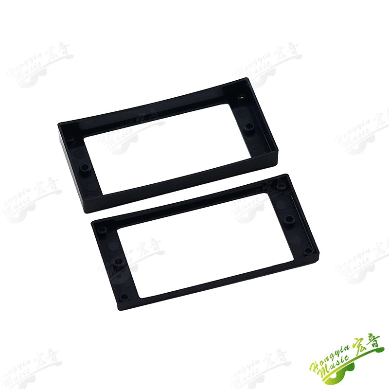 1 Set Electric guitar dual pickup Curved / Flat Humbucker Pickup Mounting Frames