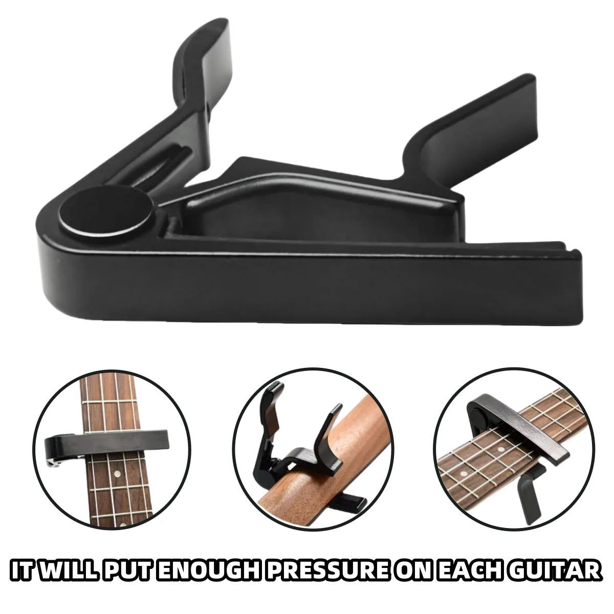 Miwayer Guitar Beginner Accessories Set w/Guitar Tuner Includes/Guitar Capo/10 picks (Random) /Plectrum Holder/for Any Guitar