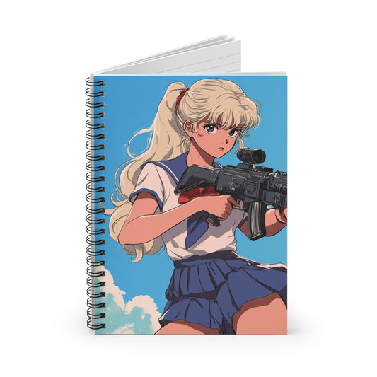 Anime-Inspired Spiral Notebook, Perfect for Students, Journaling, Gift for Creatives, Writing, School Supplies, Aesthetic Design