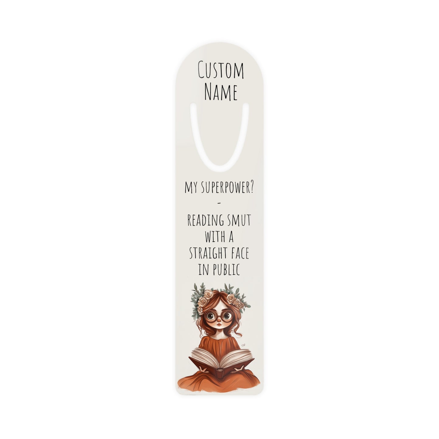 Personalized Smut In Public Bookmark | Custom Printed Name