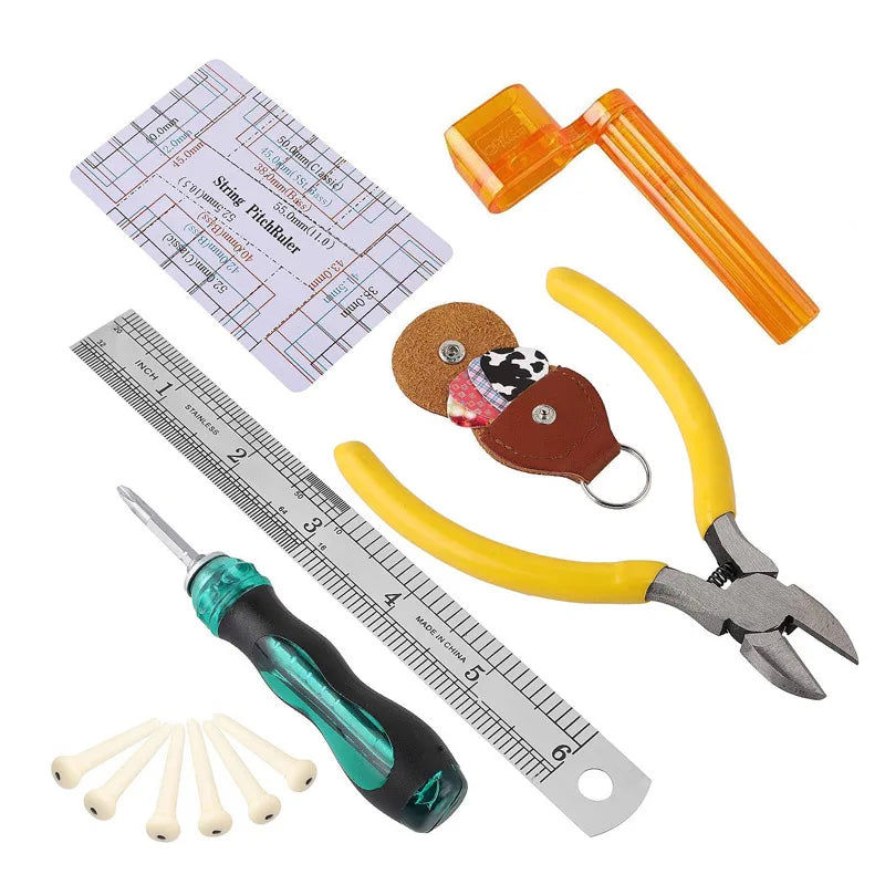 Guitar Repair Kit: 26 Pieces Multifunctional Guitar Repair Kit