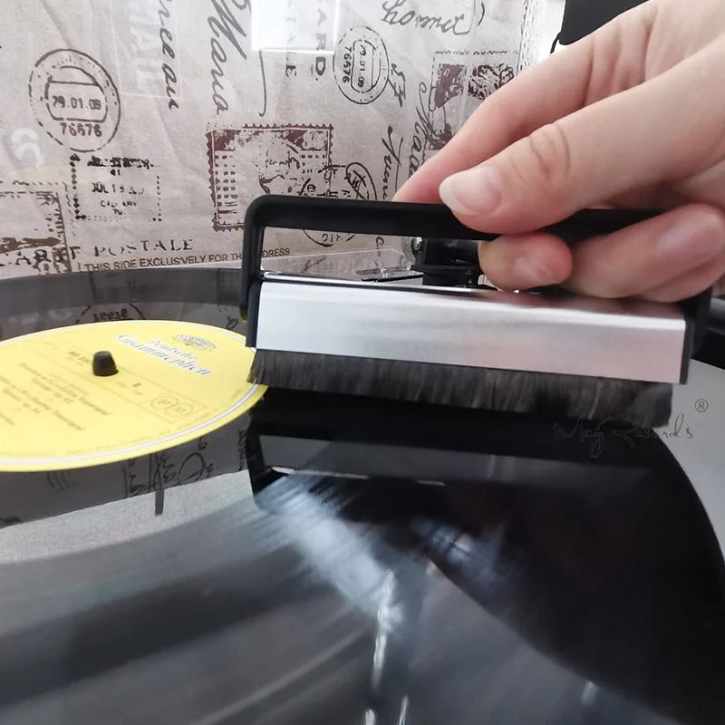 Professional Anti-Static Vinyl Record Brush