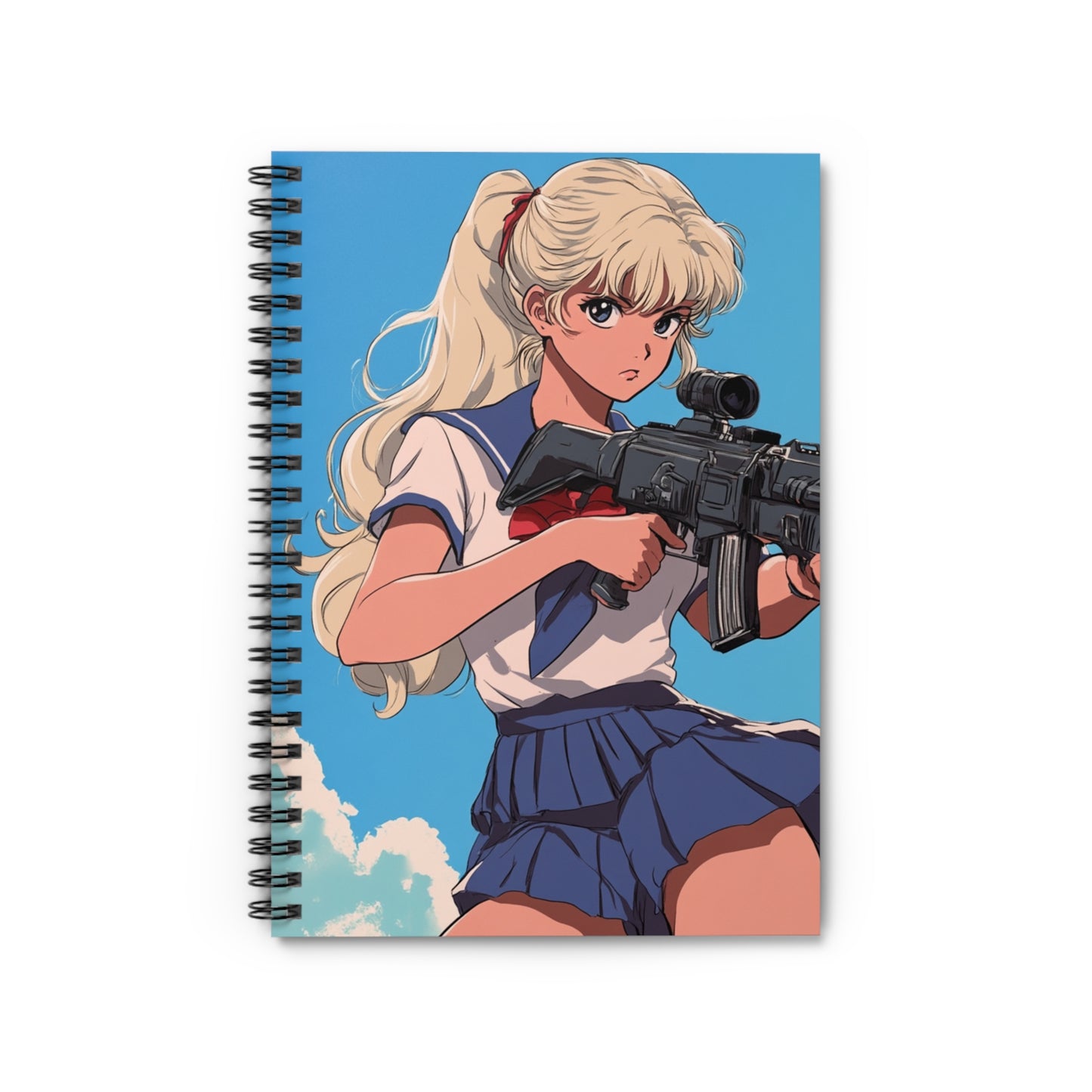 Anime-Inspired Spiral Notebook, Perfect for Students, Journaling, Gift for Creatives, Writing, School Supplies, Aesthetic Design