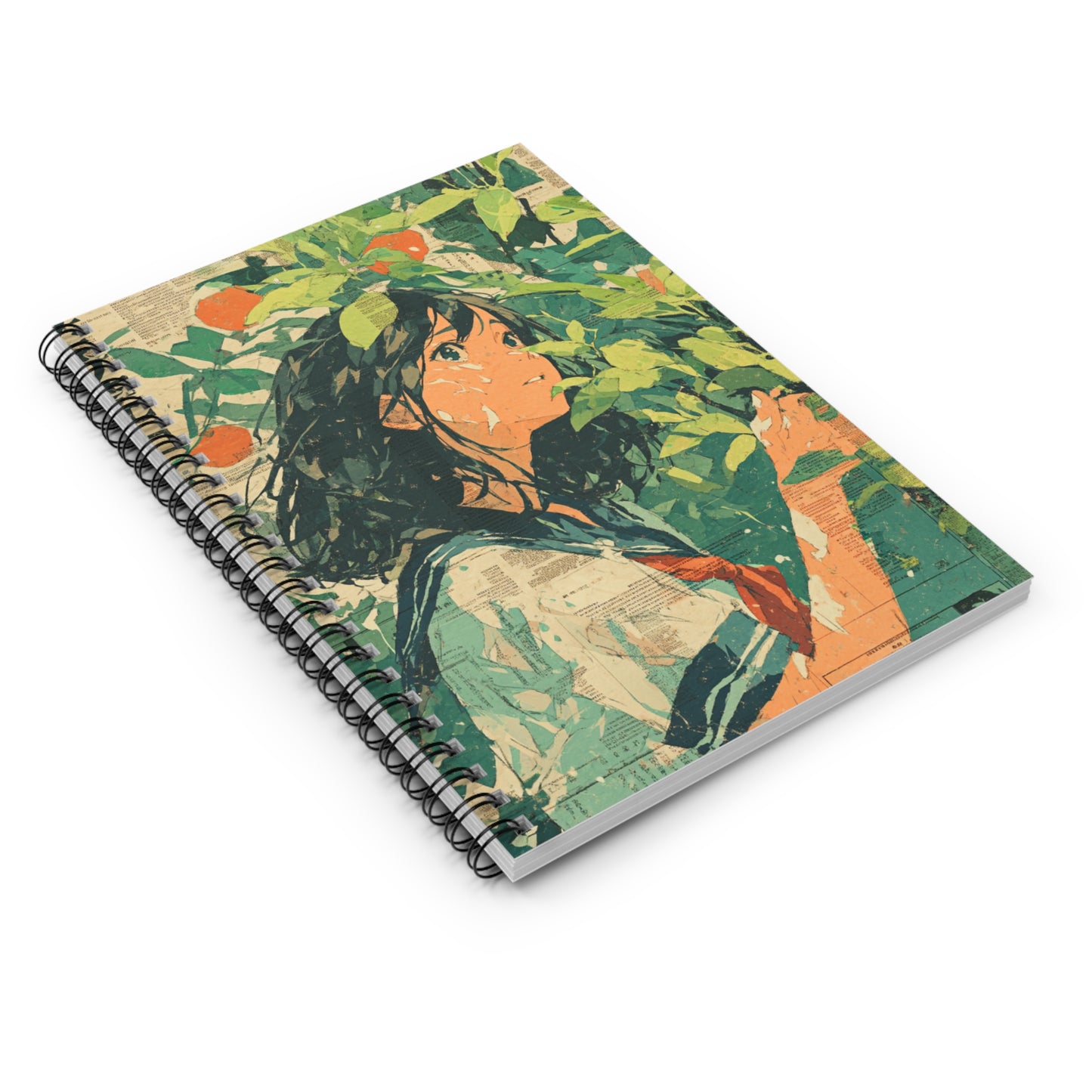 Artistic Spiral Notebook for Creative Minds, Sketch Journal, Gift for Artists, Floral Design, School Supplies