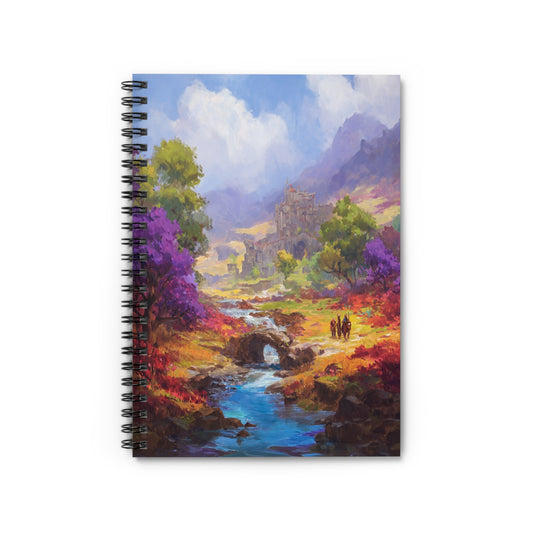 Scenic Spiral Notebook, Colorful Landscape Journal, Perfect for Nature Lovers, Gift for Writers, Study Journal, Travel Diary