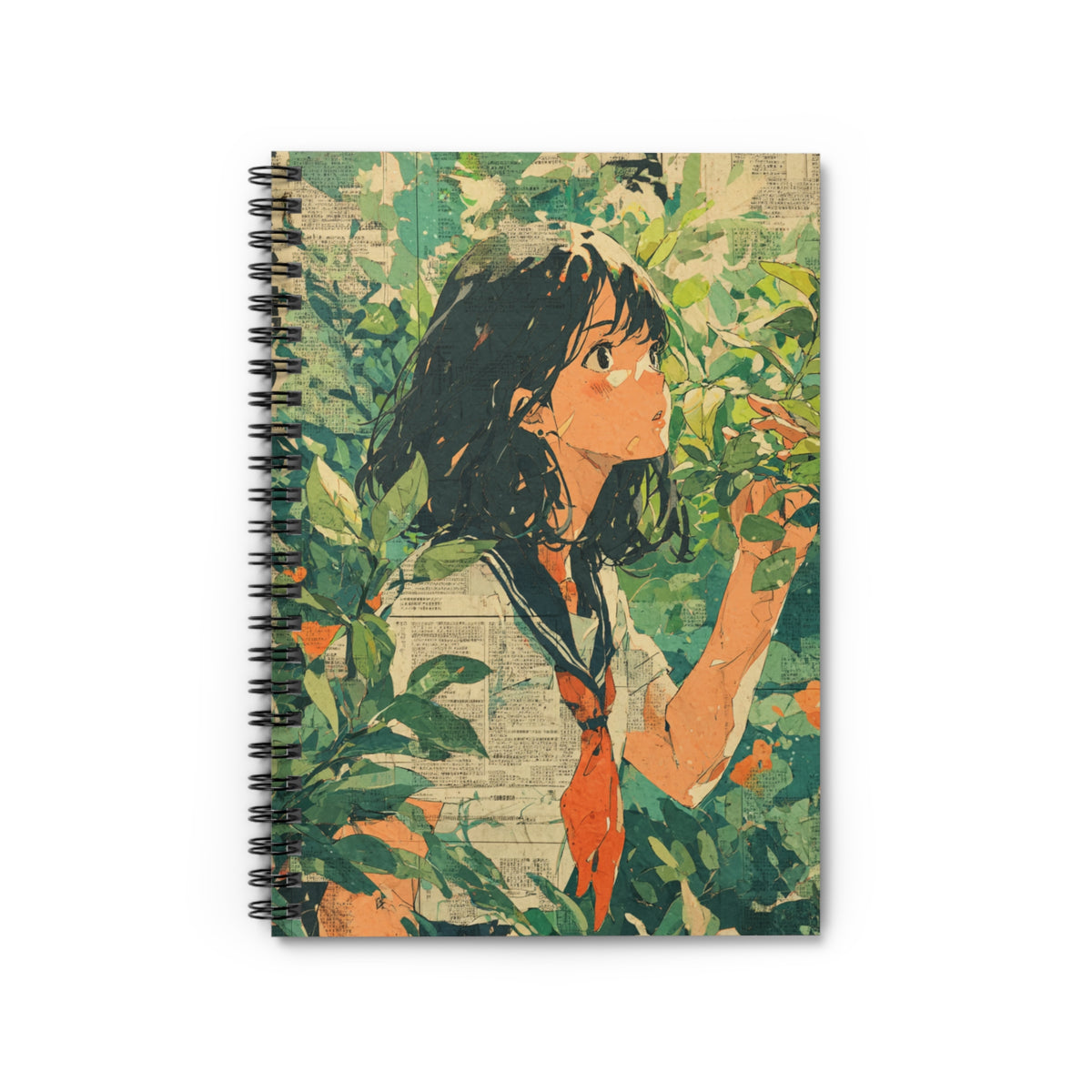 Nature-Inspired Spiral Notebook, Dreamy Journaling Gift for Students & Creatives, Eco-Friendly School Supplies