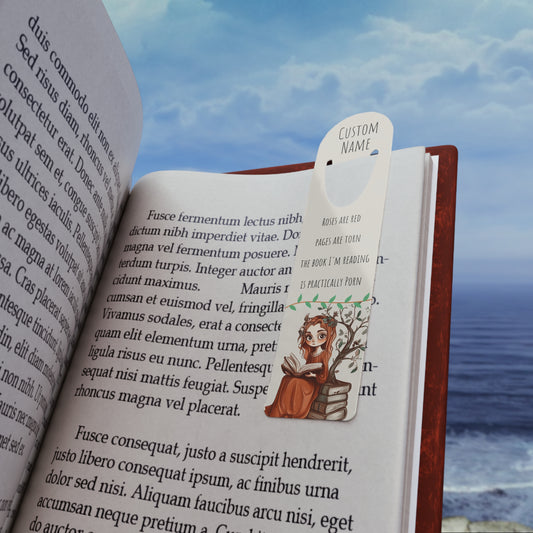 Personalized Smut Poetry Bookmark | Custom Printed Name