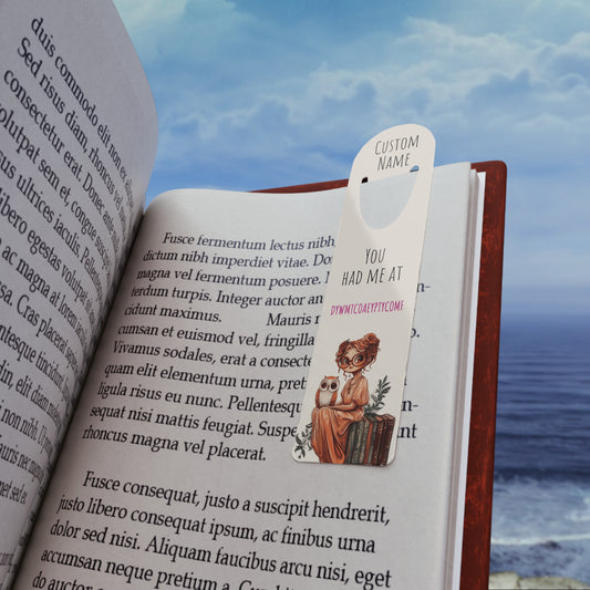 Personalized DYWMTCOAEYPTYCOMF Smut Bookmark | Custom Printed Name