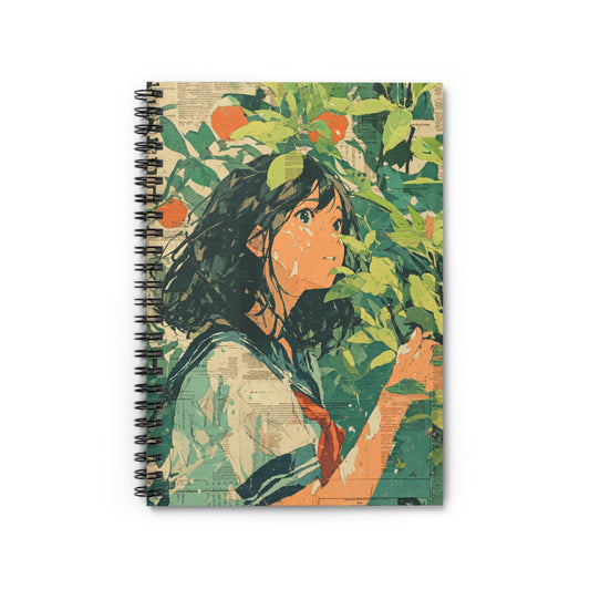 Artistic Spiral Notebook for Creative Minds, Sketch Journal, Gift for Artists, Floral Design, School Supplies