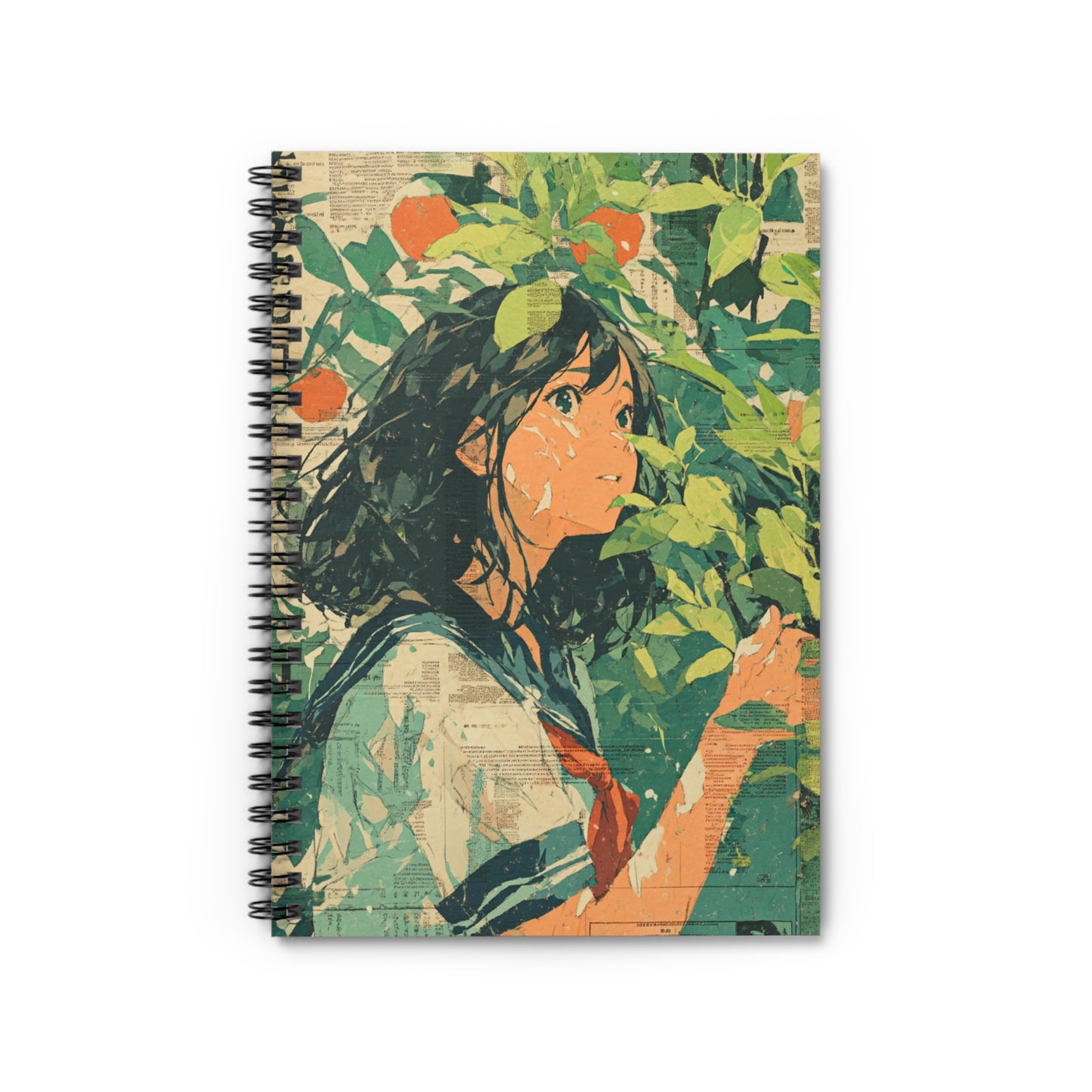 Artistic Spiral Notebook for Creative Minds, Sketch Journal, Gift for Artists, Floral Design, School Supplies