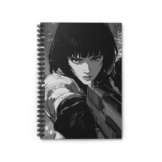 Fierce Art Spiral Notebook, Motivational Journal, Sketchbook, Gift for Artists, Cool Stationery