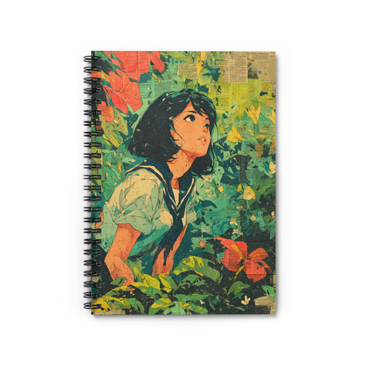 Artistic Spiral Notebook: Dreamy, Nature-Inspired Design for Students & Creatives, Journaling, Gift for Nature Lovers, Eco-Friendly, School