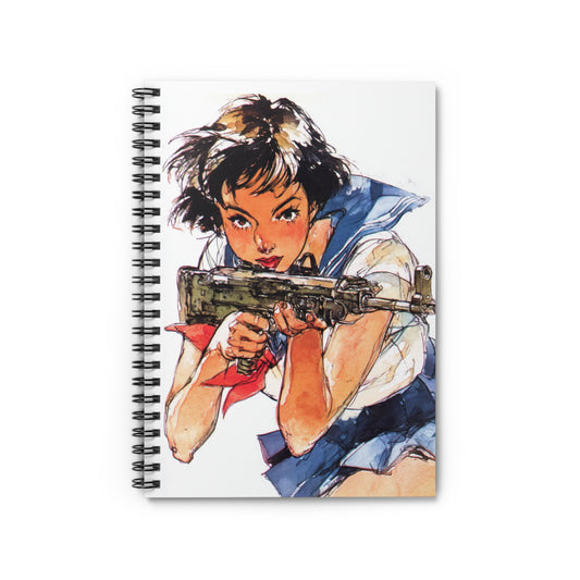 Anime-Inspired Spiral Notebook - Sketchbook for Creatives, Gift for Artists, School Supplies, Journal for Writing, Unique Stationery