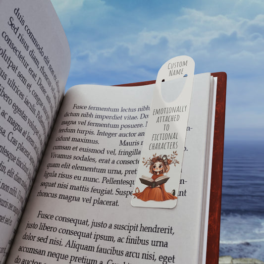 Personalized Emotionally Attached Bookmark | Custom Printed Name
