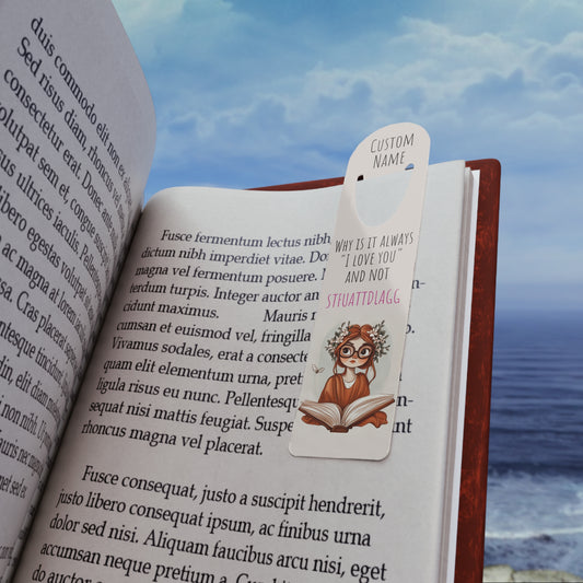 Personalized Smut STFUATTDLAGG Bookmark | Custom Printed Name