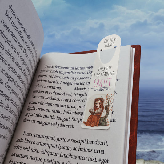 Personalized I'm Reading Smut Bookmark | Custom Printed Name